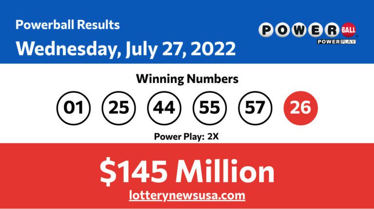 Powerball winning number for Wednesday, July 27, 2022