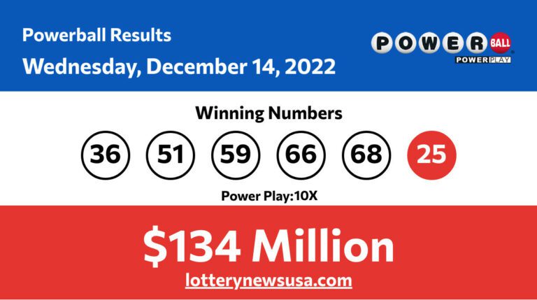 Powerball winning number for Wednesday, December 14, 2022