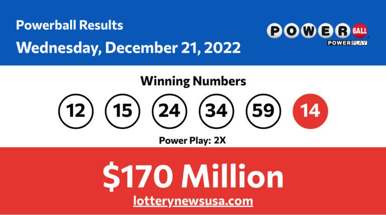 Powerball winning number for Wednesday, December 21, 2022
