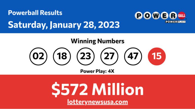 Powerball winning number for Saturday, January 28, 2023