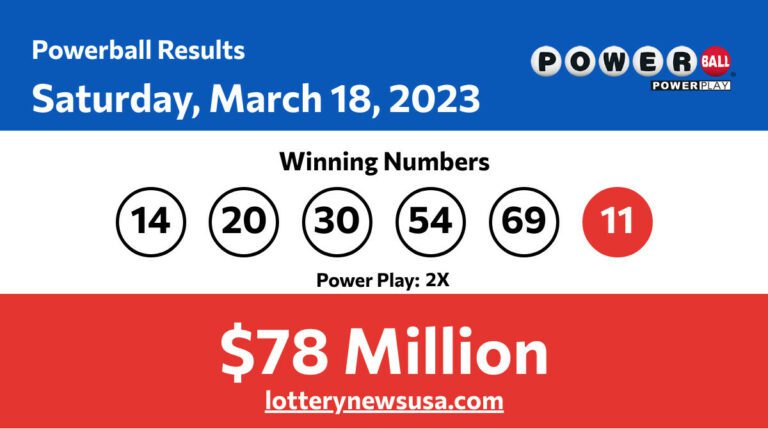Powerball winning number for Saturday, March 18, 2023