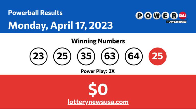 Powerball winning number for Monday, April 17, 2023